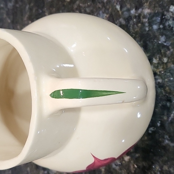 Vintage Watt Ware #16 Star Flower Pottery Pitcher U.S.A. 6-1/4" h - Picture 3 of 6